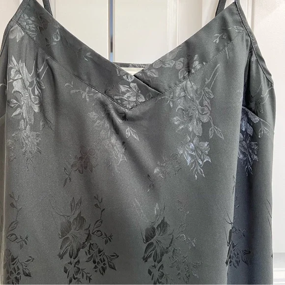 Lovestitch Womens Jane Floral Jacquard Cami in Black, Size S - Picture 3 of 6